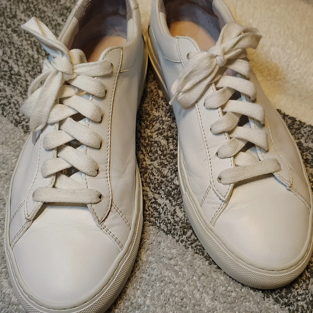 KOIO White Leather Men's Sneakers - Picture 5 of 5